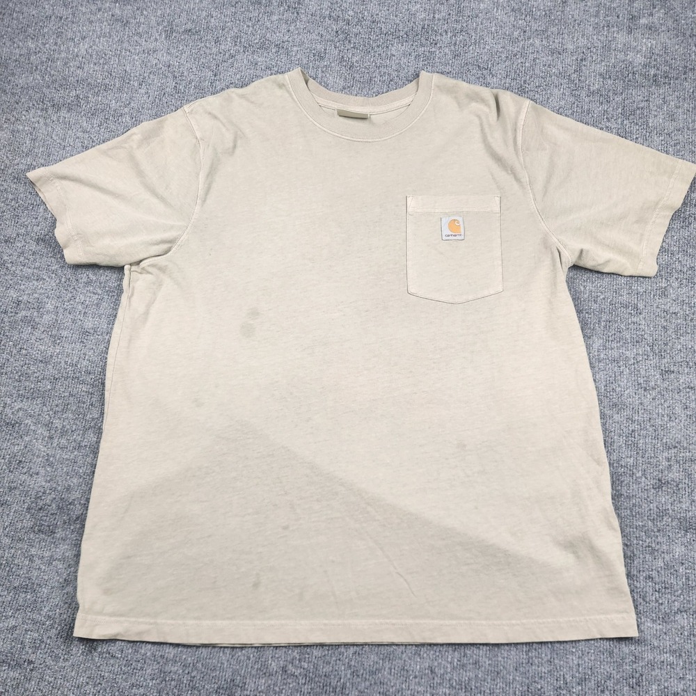 Carhartt Relaxed Fit Pocket TShirt Mens XL Light Green Short Sleeve Workwear Tee